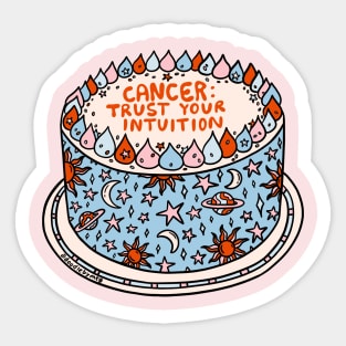 Cancer Cake Sticker